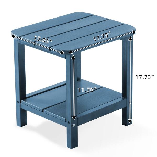 outdoor side table navy