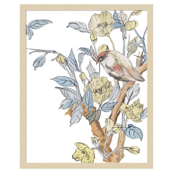 Amanti Art Poets Message II by Melissa Wang 21 in. W x 25 in. H. Wood Framed Wall Art Print Framed in Brown