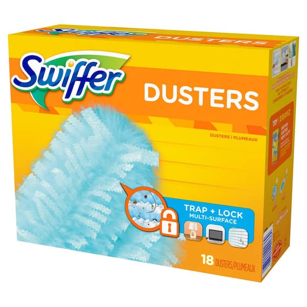 Set of 25 Dusters Refills and 1 Handle. Quality 180 Multi-Surface Duster  Refill - Bulk Disposable Replacement Head - for Cleaning Furniture