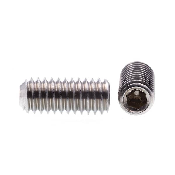 Prime-Line 5/16 in.-18 x 3/4 in. Grade 18-8 Stainless Steel Internal Hex  Headless Set Screws (10-Pack) 9184126 The Home Depot