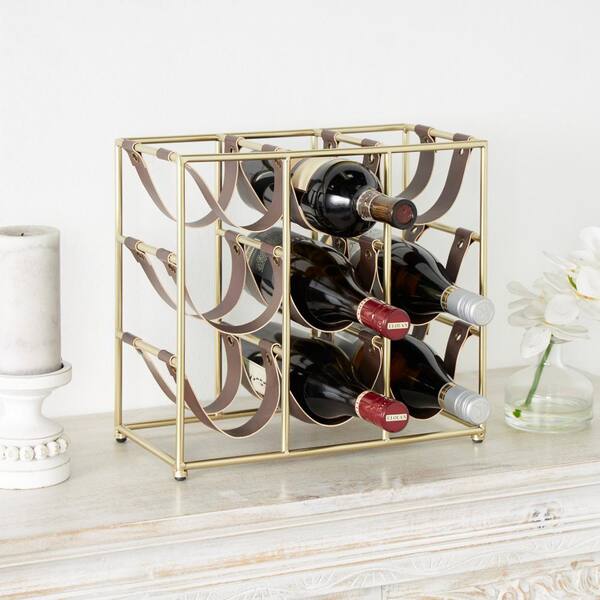 Gold Metal Modern Wine 2024 holder