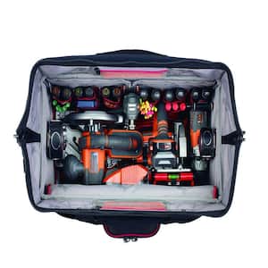 22 in. Pro Grade Rolling Tool Tote Bag