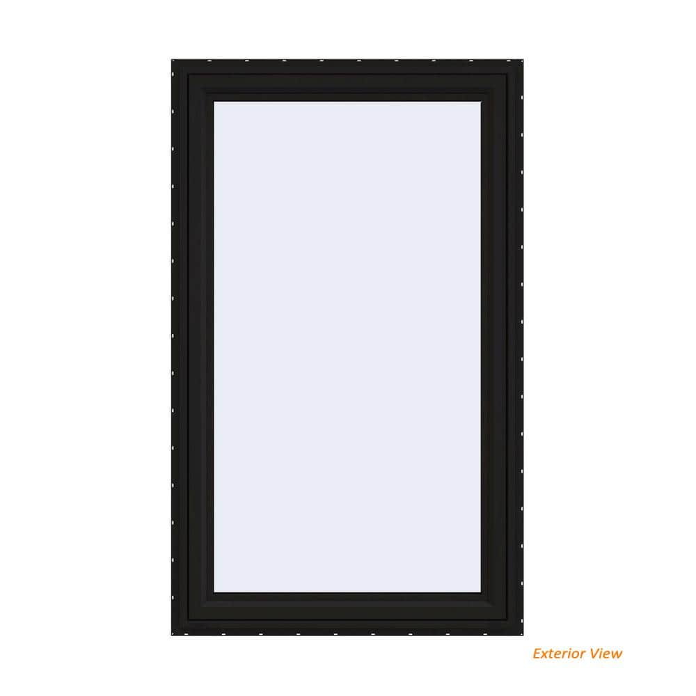 JELD-WEN 36 in. x 60 in. V-4500 Series Black Exterior/White