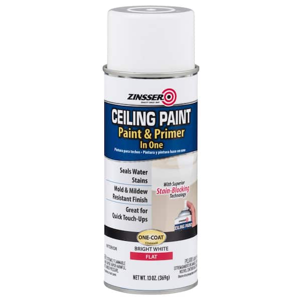 Zinsser 13 oz. Ceiling Paint and Primer in One Spray (6-Pack), White