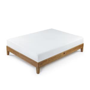 White Pine Twin Platform Bed Made of Solid Pine Wood