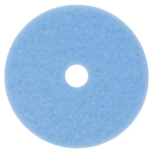 20 in. Dia Sky Blue Hi-Performance Burnish Pad (3050, 5/Carton)