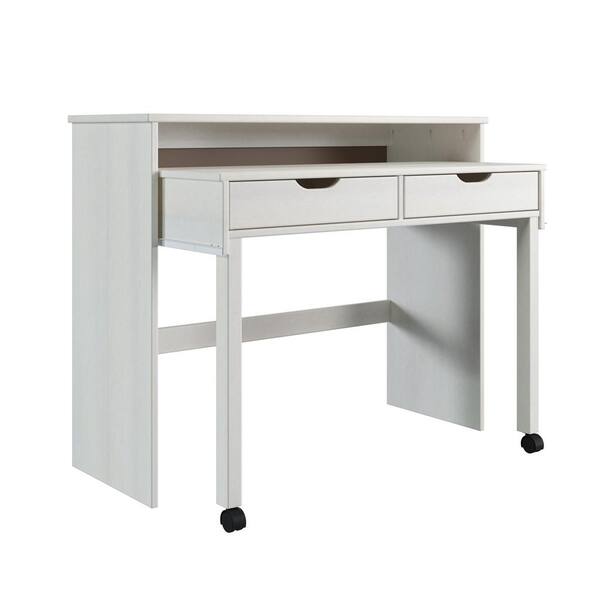 Southern Enterprises Layton Metal/glass Student Desk - White in Home Office  Desks at StudioLX