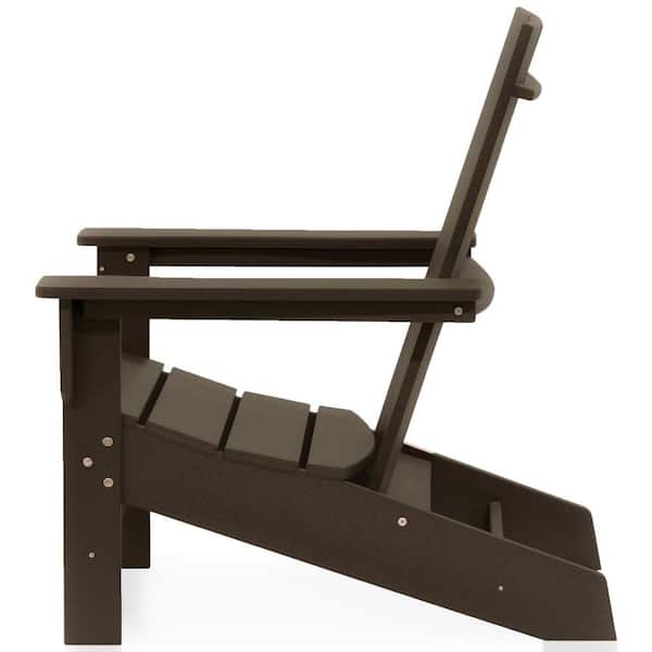 Aria Chocolate Recycled Plastic Adirondack Chair