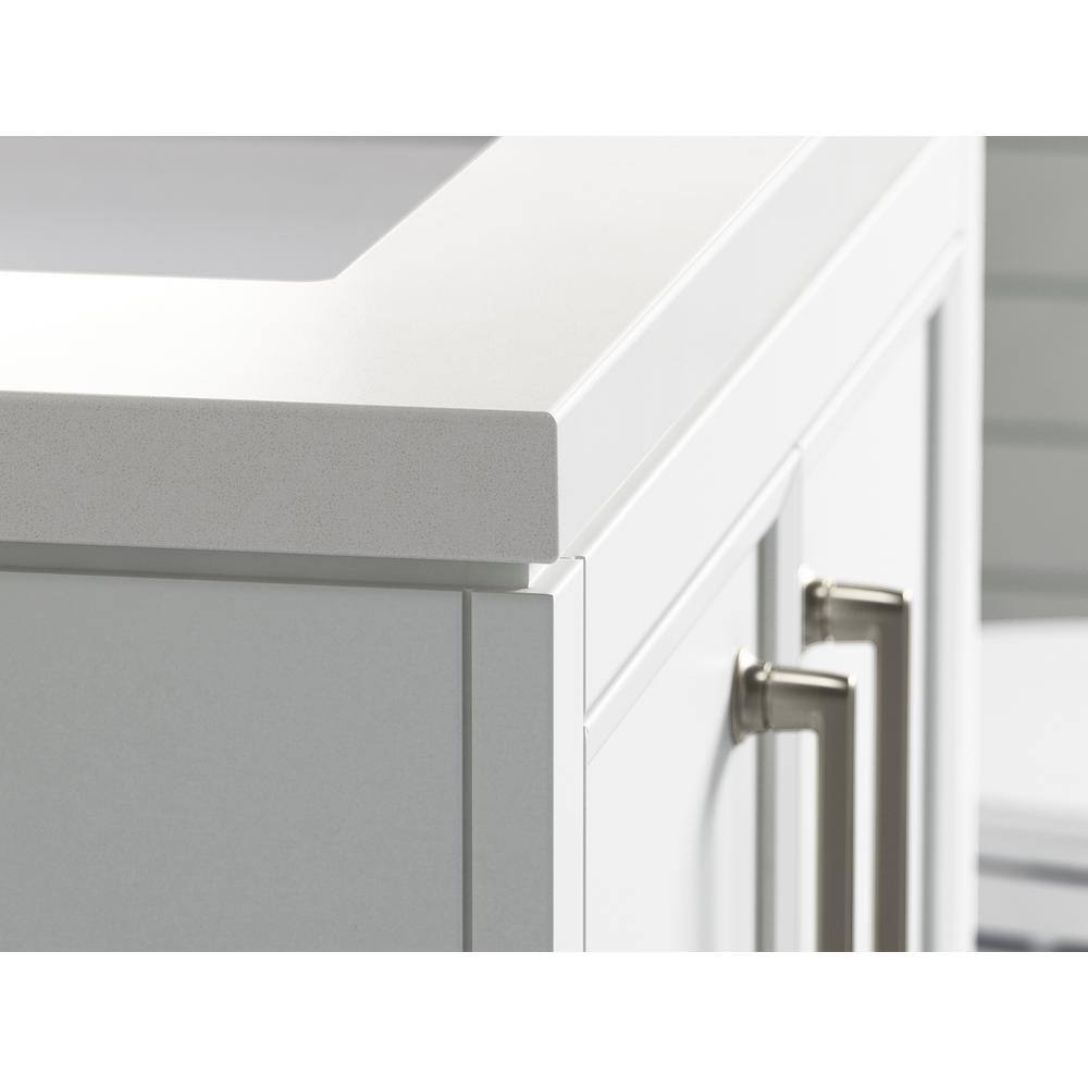Winnow 24" White Quartz Top Freestanding Single Sink Vanity