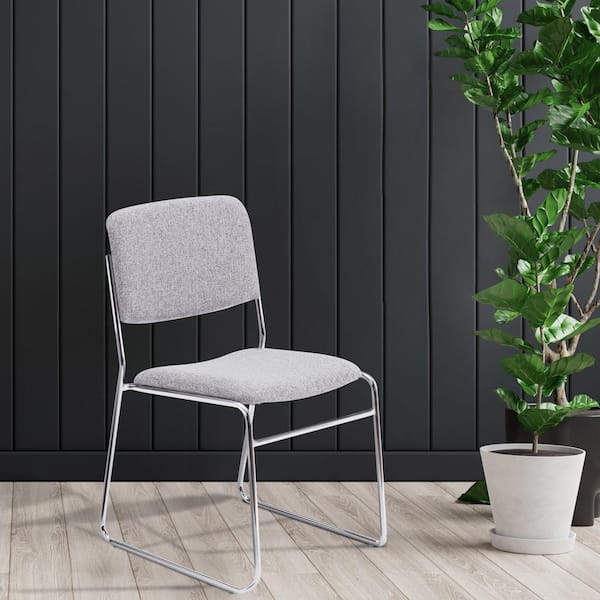 NPS® 8652 Signature Stack Chair, Grey Fabric