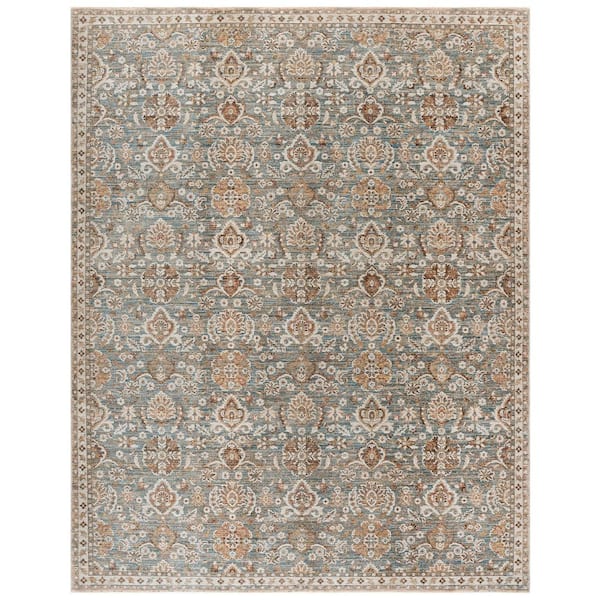 Sarafina 10 ft. x 13 ft. Blue/Beige Persian Area Rug