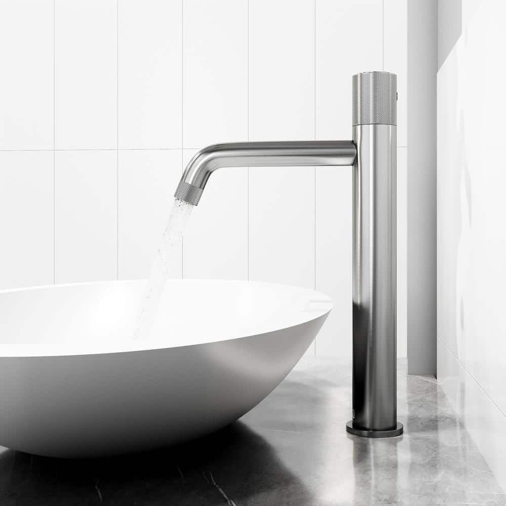 Apollo Brushed Nickel Single Handle Bathroom Faucet
