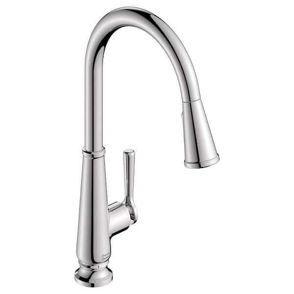 Palestra Single Handle Pull Down Sprayer Kitchen Faucet with Dual Spray in Polished Chrome