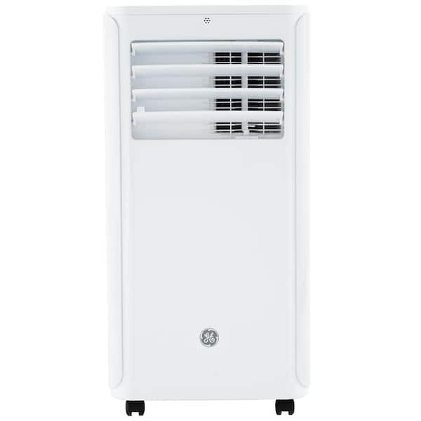 GE 6,100 BTU 3-in-1 Portable Air Conditioner for 250 sq. ft. Small Rooms with Dehumidifier and Remote in White