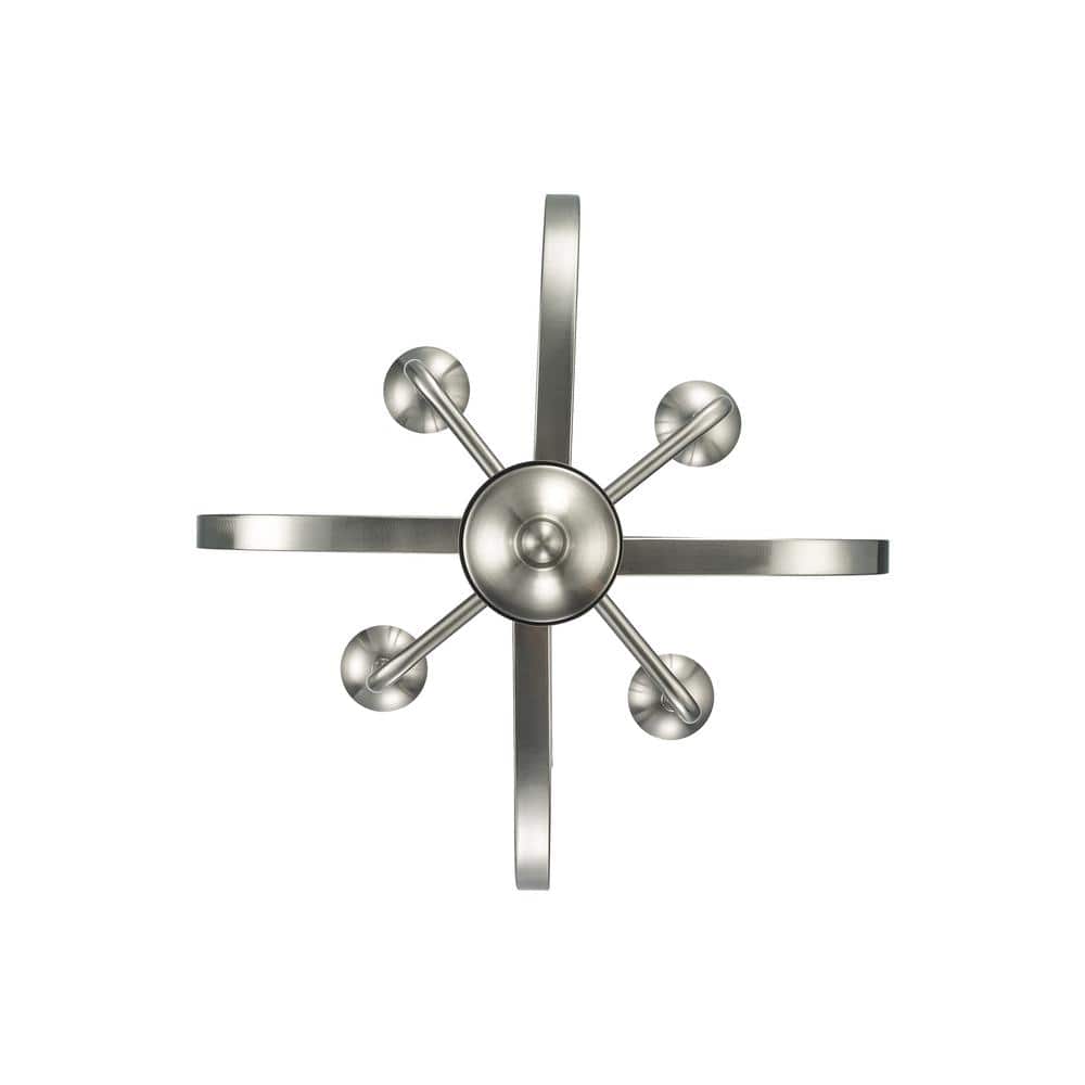 Hillcrest Brushed Nickel 4-Light 16" Wide Classic Pendant