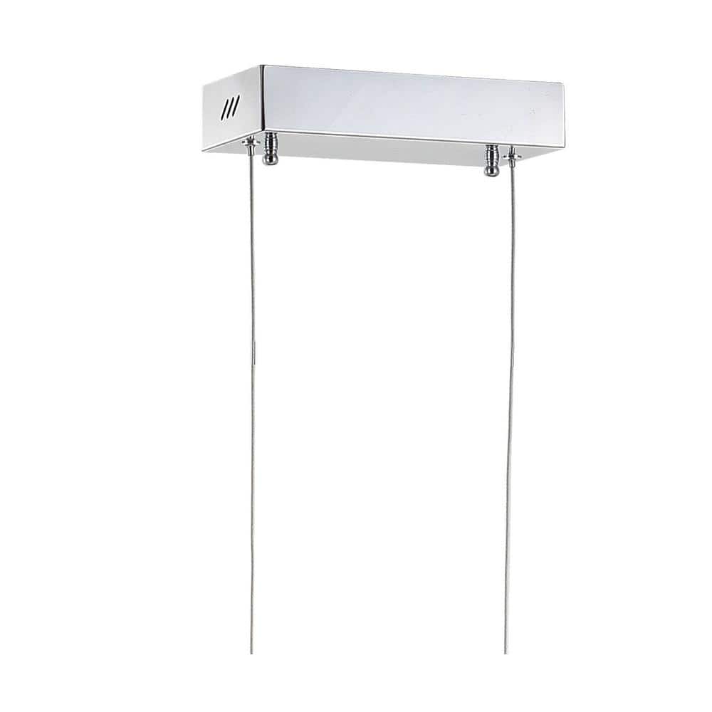Conley 39.5" Chrome LED Linear Pendant Light