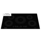 36 in. Induction Cooktop in Black with 5 Elements