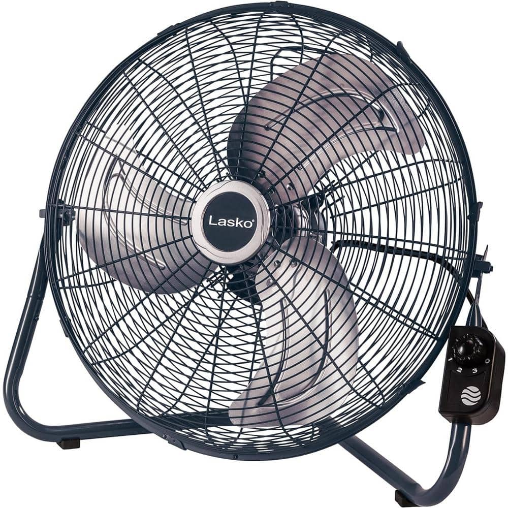 20 in. 3-Powerful Speeds High Velocity Fan with Quick Mount for Floor or Wa
