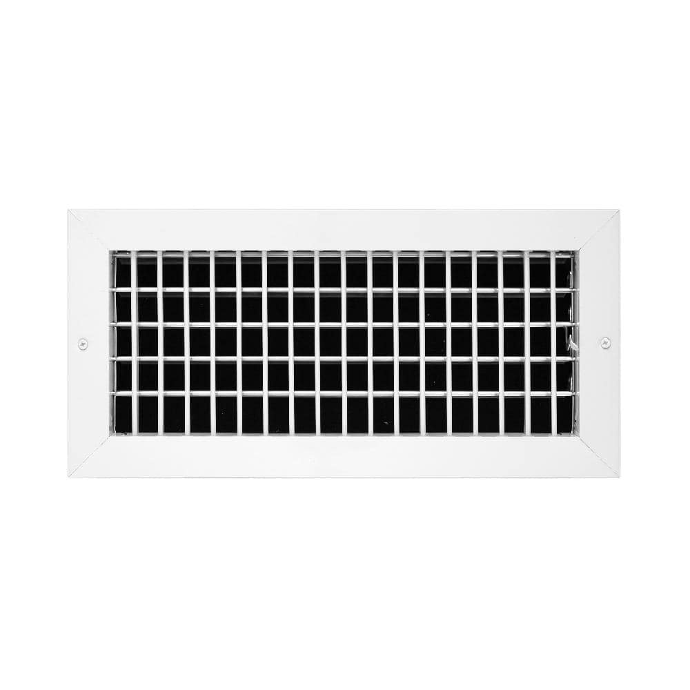 14 in. x 6 in. Aluminum Adjustable Wall Register in White price history on PriceWatchPro