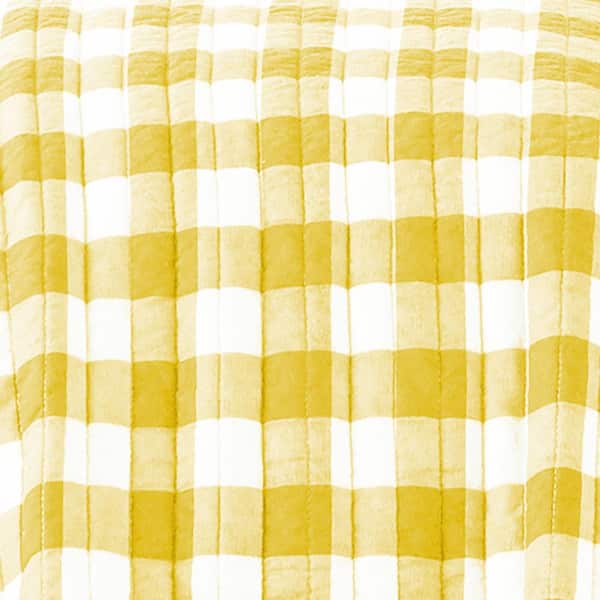 LEVTEX HOME Elijah Yellow 3-Piece Plaid/Stripe Cotton King/Cal King Quilt  Set L17853KS - The Home Depot