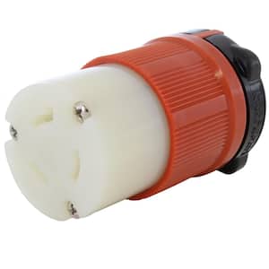 NEMA L7-20R 20 Amp 277-Volt 3-Prong Locking Female Connector with UL, C-UL Approval