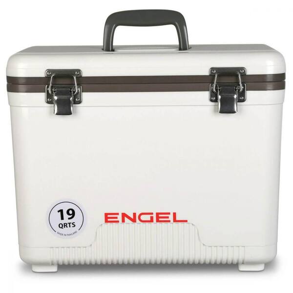 Engel 19 qt. Fishing Live Bait Dry Box Ice Cooler with Strap 