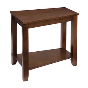Miller 24 in. Espresso Finish Wedge Wood End Table
