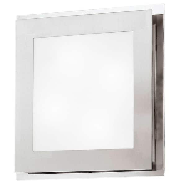EGLO Eos 2-Light Matte Nickel Ceiling and Wall Surface Mount Light