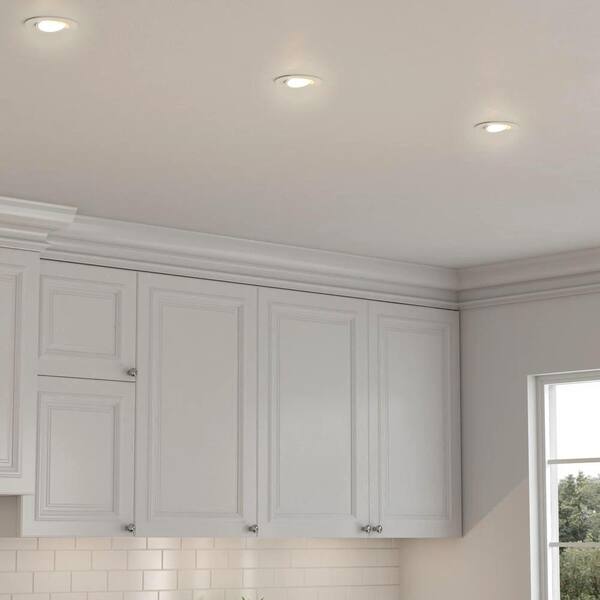 EnviroLite 5 in./6 in. 3500K Cool White Integrated LED Recessed CEC-T20  Baffle Trim in White EVL6733CWH35 - The Home Depot