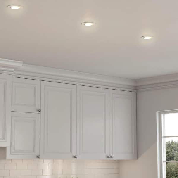 6 in. R30 White Recessed Eyeball Trim (6-Pack)