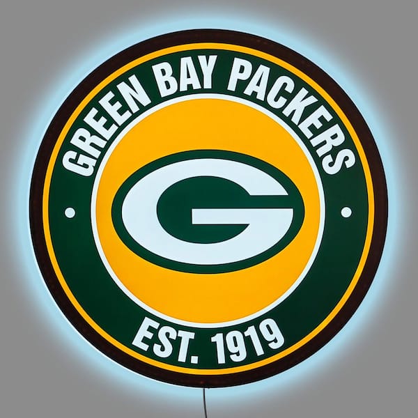 IMPERIAL Green Bay Packers Establish Date 24 in. LED Lighted Sign