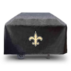 NFL-New Orleans Saints Rectangular Black Grill Cover - 68 in. x 21 in. x 35 in.