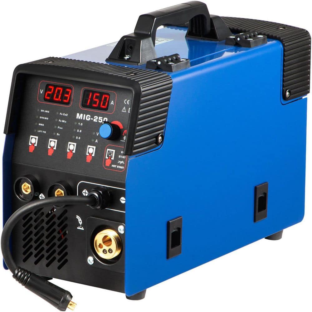 VEVOR 3-in-1 MMA/MIG/LIFT TIG Welder Machine 130 Amp Flux Core Welding ...