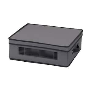 China Cup Chest with 12 Storage Compartments in Gray