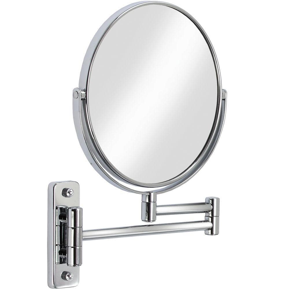Better Living Cosmo 8 in. x 8 in. Wall Makeup Mirror in Chrome 13544