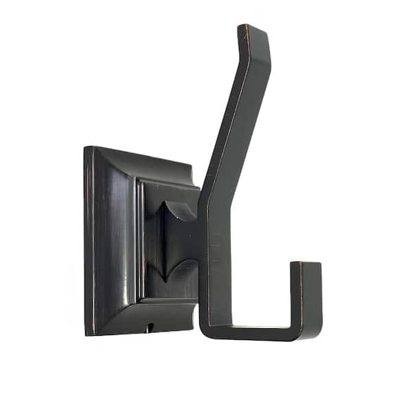 ARISTA Leonard Collection Double Robe Hook in Oil Rubbed Bronze