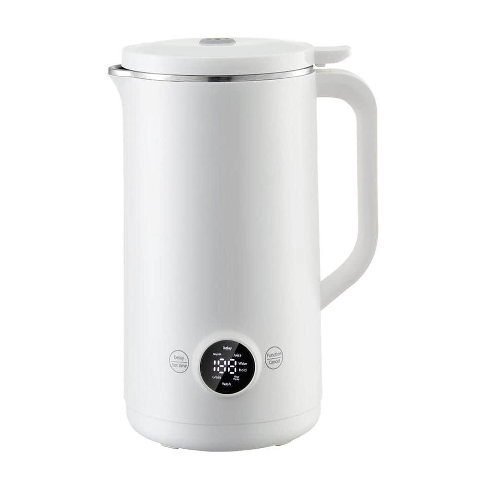Nut Milk Maker, 21 oz. Single Speed White Blender 8-in-1 Soy Milk Maker with 8-Leaf Blades, 600ML Automatic Pant Based price history on PriceWatchPro