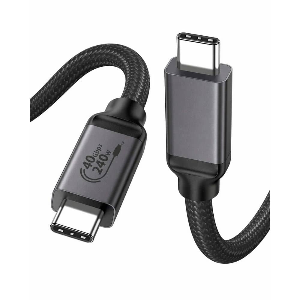 USB C Thunderbolt Cable 3.3FT 40Gbps Data Sync 240W Fast Charging 8K/5K@60Hz for MacBook Mac mini iPhone SSD Monitor price history on PriceWatchPro