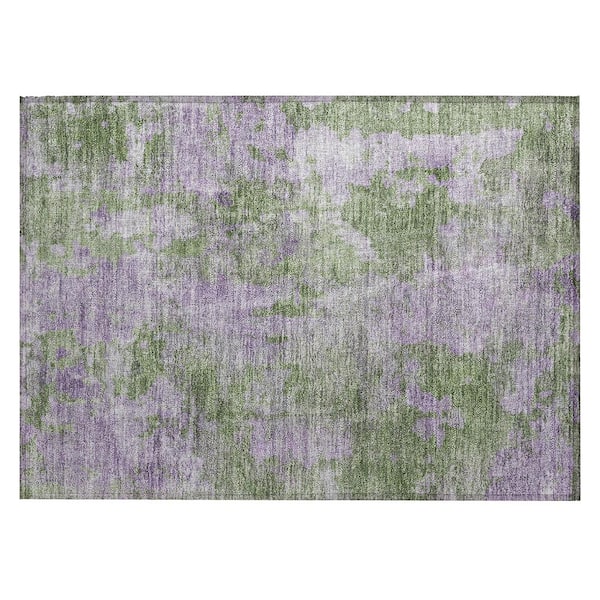 Addison Rugs Chantille ACN573 Green 1 ft. 8 in. x 2 ft. 6 in. Machine Washable Indoor/Outdoor Geometric Area Rug