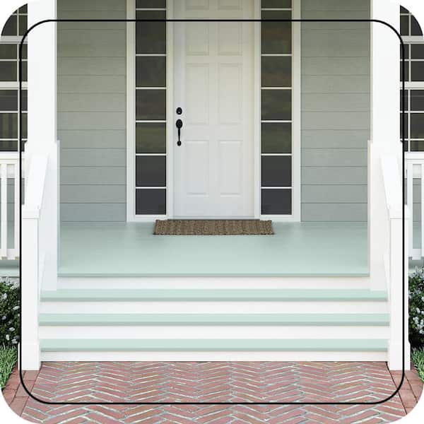 1 gal. #HDC-CT-26A Seaglass Textured Low-Lustre Enamel Interior/Exterior Porch and Patio Anti-Slip Floor Paint