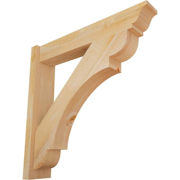 Ekena Millwork 6 in. x 30 in. x 30 in. Douglas Fir Olympic Traditional Rough Sawn Outlooker