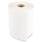 Hardwound Paper Towels Nonperforated 1-Ply White 350 ft (12 Rolls per Carton)