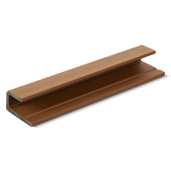 Unbranded 2.7 in. x 1.5 in. x 12 ft. Harvest Brown Designers Inner Corner Composite Siding Board