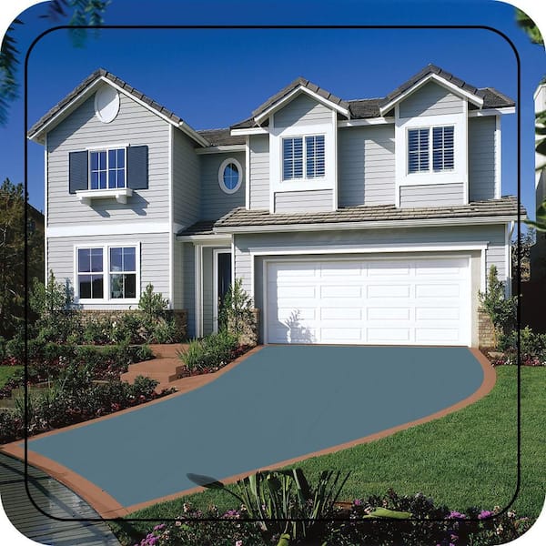 BEHR PREMIUM - 5 gal. #S470-5 Blueprint Self-Priming 1-Part Epoxy Satin Interior/Exterior Concrete and Garage Floor Paint