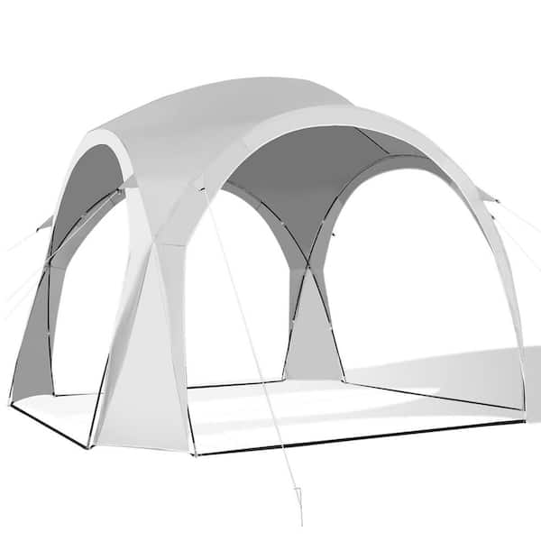 11 ft. x 11 ft. Outdoor Patio Sun Shade Shelter Pop-Up Canopy Portable Waterproof UPF 50 Plus Beach Tent