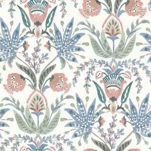 Seaside Jacobean Pre-pasted Wallpaper (Covers 56 sq. ft.)