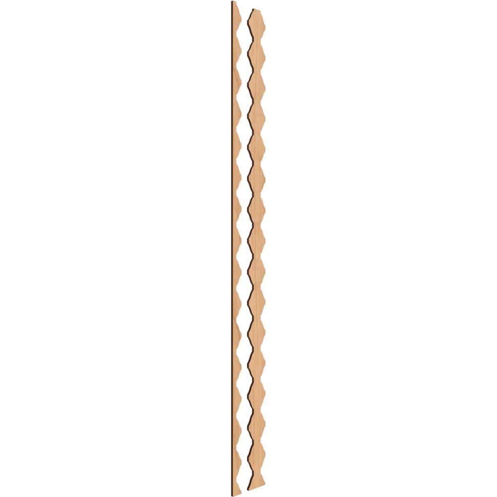 Sheyenne 47" Maple Wood Decorative Slat Wall Panel Kit