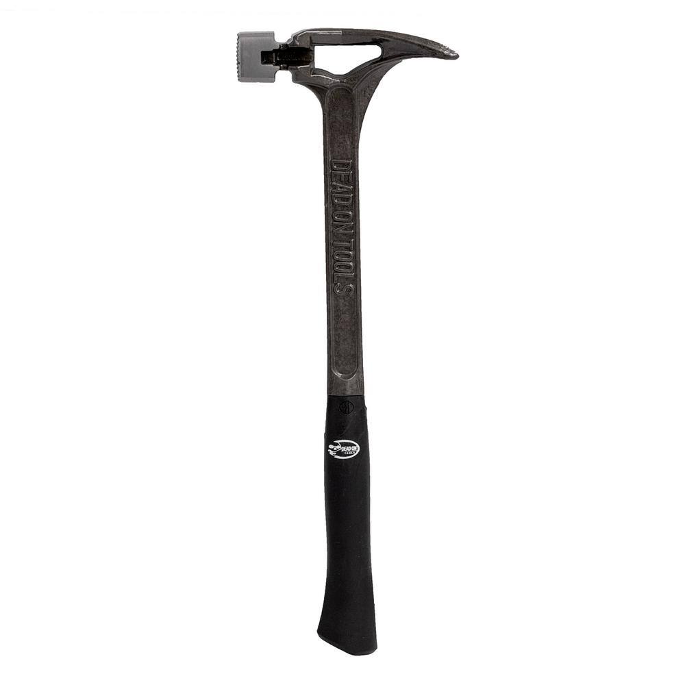 DEAD ON TOOLS 22 oz. Steel Milled Face Hammer with 14 in. Handle DOS22M-HD