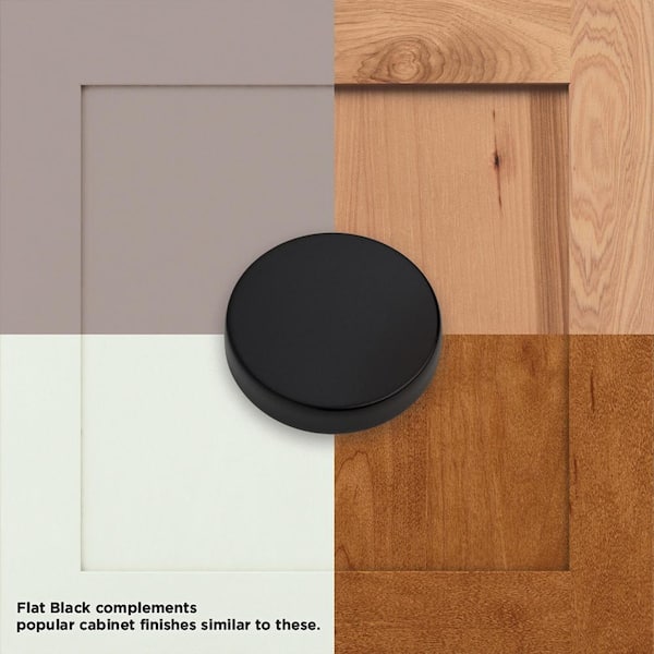 3 in. (76 mm) Flat Black Bar Drawer Pull (6-Pack)
