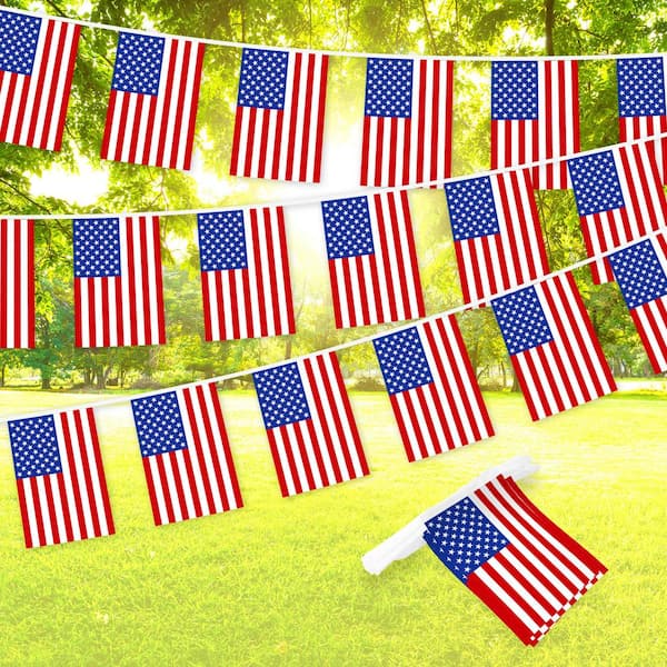 G128 0.68 ft. x 0.45 ft. Polyester USA Strg Printed Flag 150D (1-Pack)